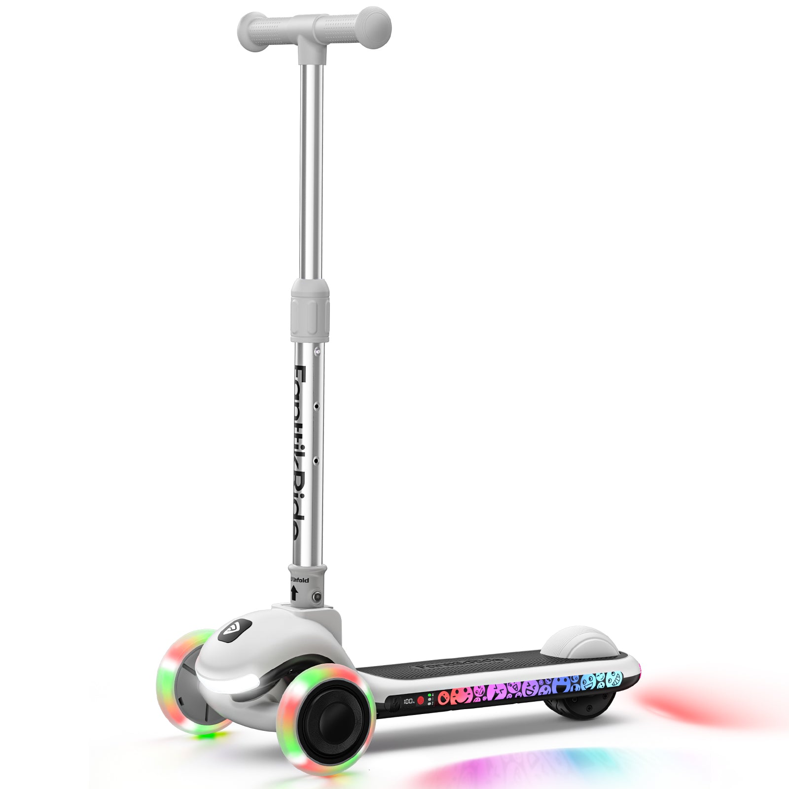FanttikRide K9 Pro Elektroroller für Kinder 3-6 Jahren, Höhenverstellbar für Fahrer von 1,0-1,4 m, 40 kg, bis 40 Min Fahrzeit, 6 km Reichweite, KI & 2 Maximalgeschwindigkeiten 6/10 km/h
