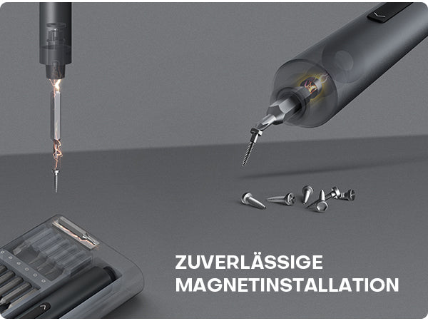 Fanttik E1 Pro Elektrisches Schraubendreher Präzision mit 24 Magnetbohrern, 2 Drehmomentstufen, 5/32" Sechskant, geeignet für die Wartung von iPhone, Laptop, Uhr - E1 PRO