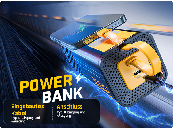 Fanttik X9 APEX 150 PSI Tragbare Elektrische Luftpumpe, 35s schnelles Aufpumpen, kabelloser Kompressor mit Licht und Powerbank, Wiederaufladbare Reifenpumpe für SUV, Auto, Motorrad, Fahrrad, Ball