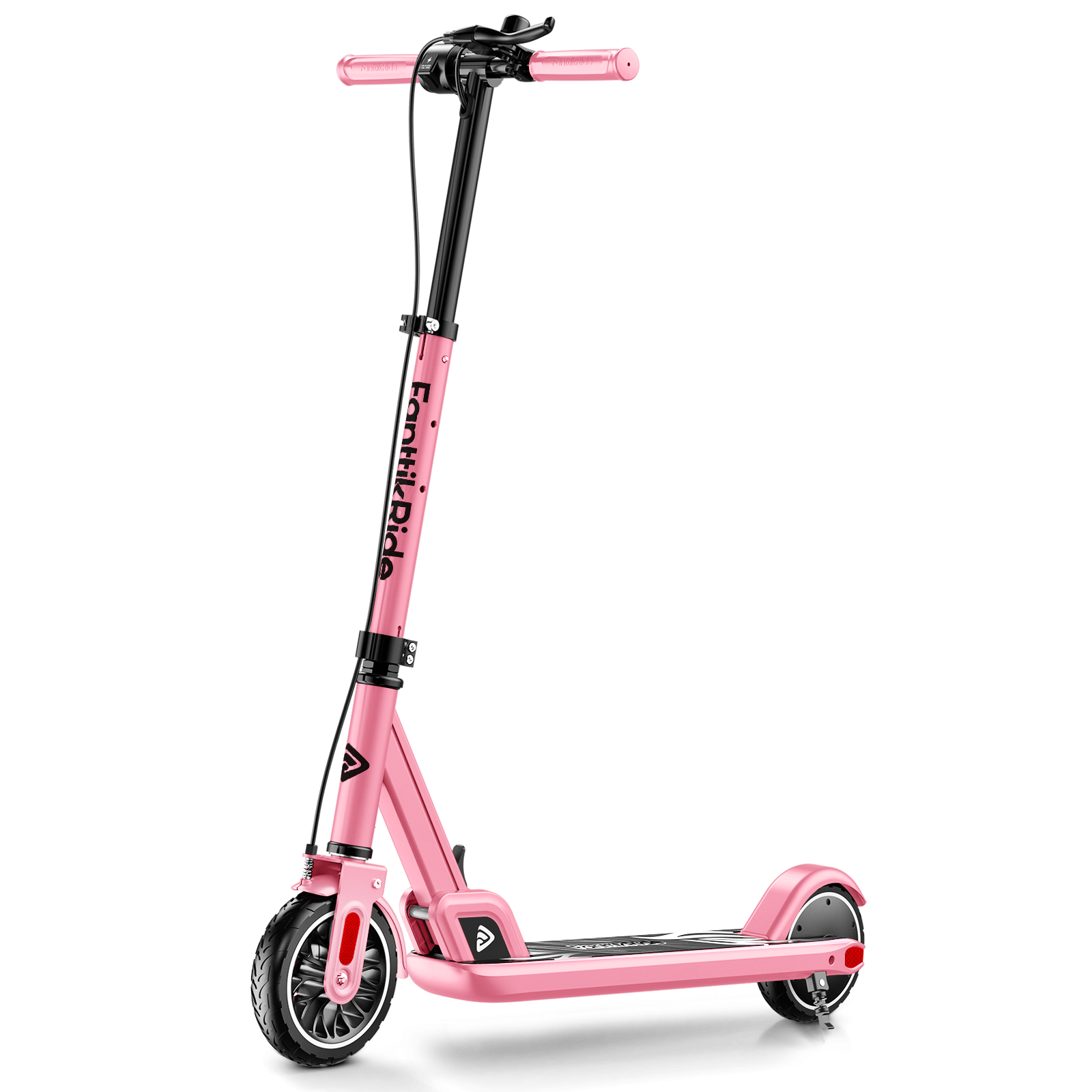 FanttikRide T9 Elektroroller für Kinder, 7/10/12 MPH, LED-Anzeige, höhenverstellbar, faltbar, Gummiräder, leicht, Geschenke für Jungen und Mädchen