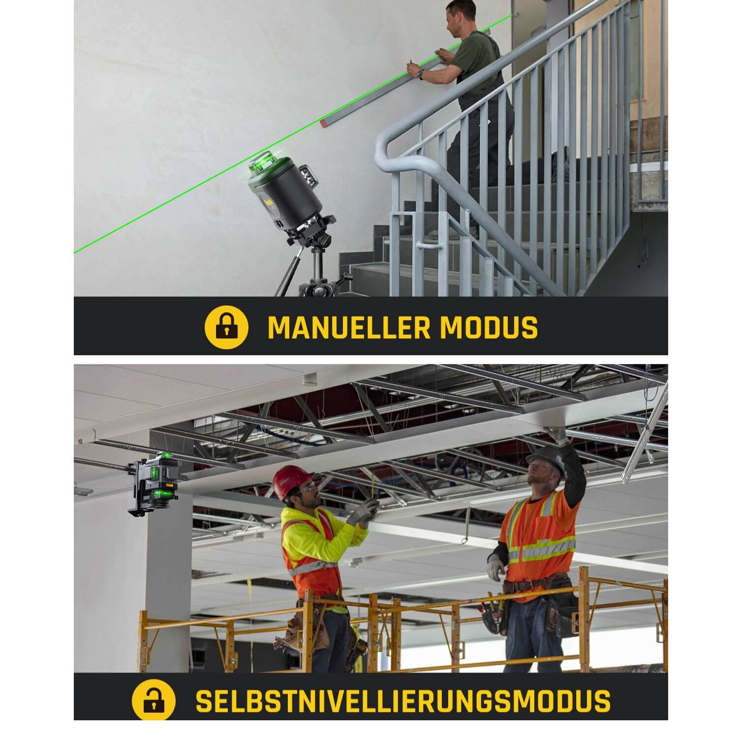 Fanttik D16 APEX Kreuzlinienlaser Grün 4x360°, 16 Linien Selbstnivellierender Linienlaser mit LED-Bildschirm, 5200 mAh Batterie Wiederaufladbar, Impulsmodus, Magnetische Unterstützung