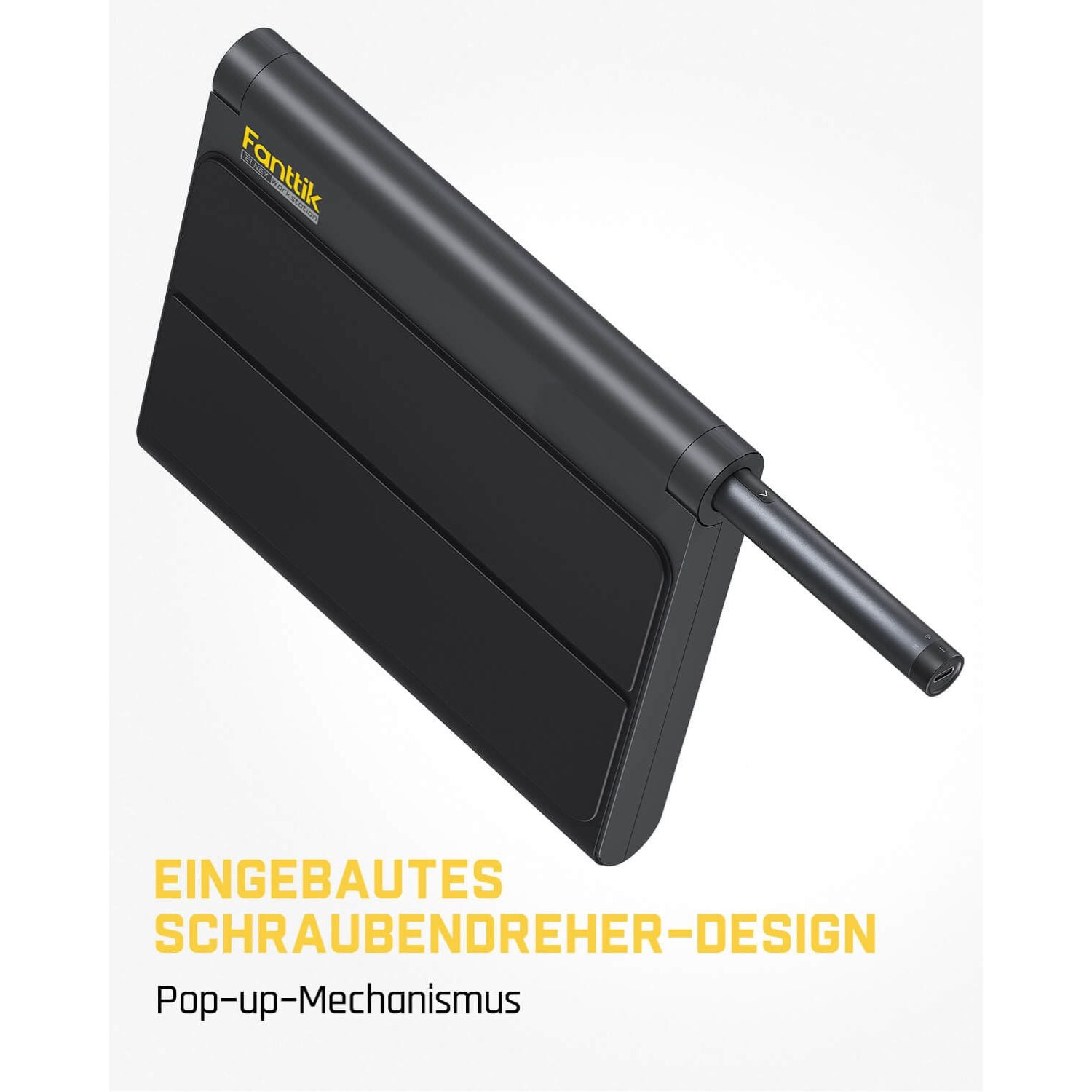 Fanttik E1 NEX Workstation Präzisions-Schraubendreher-Set, 64 magnetische Bits, 12 Arten von Fixierwerkzeugen, 2 Drehmoment, max. 3 N.m, Reparaturwerkzeug für Telefon, Laptop, Kameras, Uhren