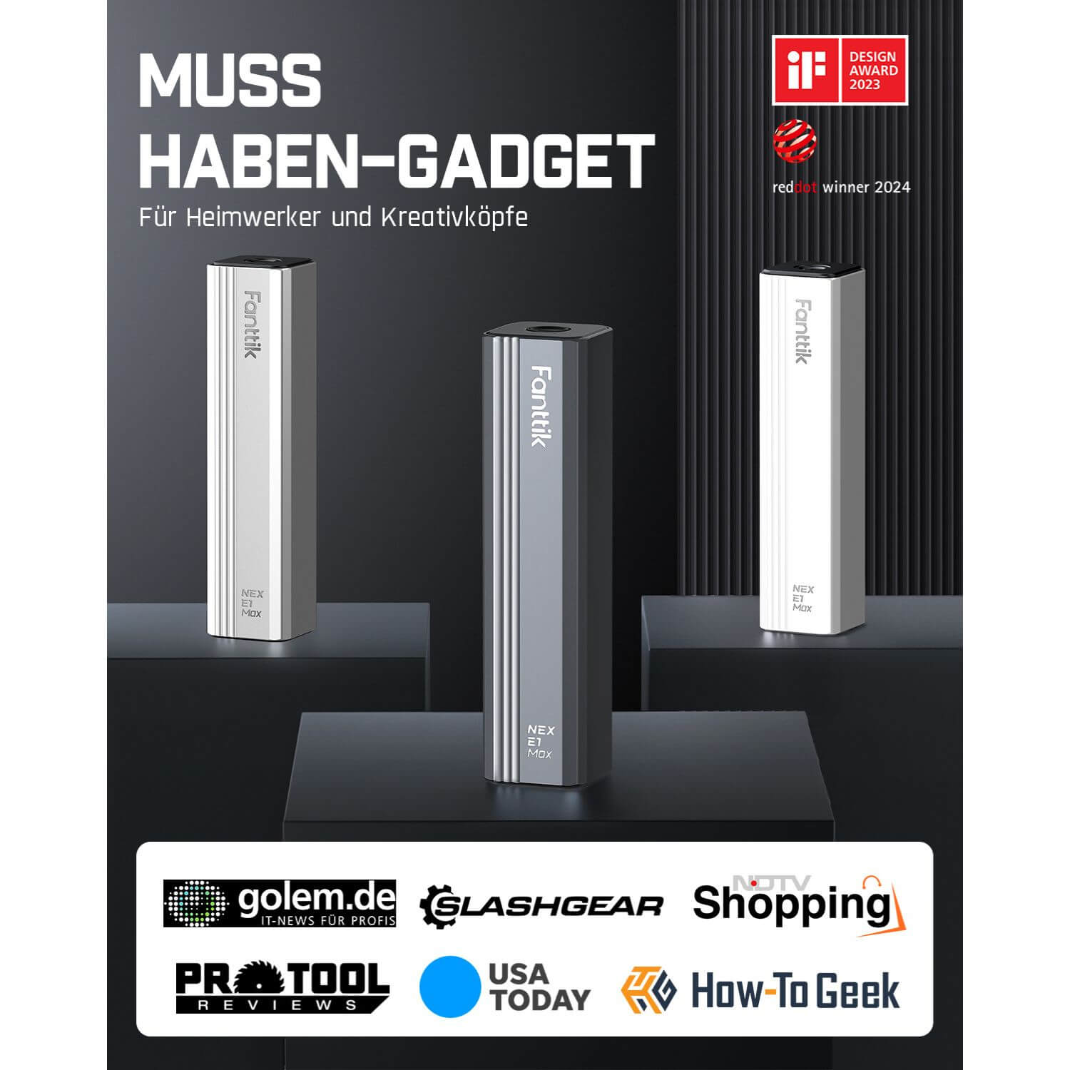 Fanttik E1 Max Mini Elektro Schraubendreher Set, 50 in 1 Magnetische Präzisions-Schraubendreher Kit, 2 Gänge Drehmoment, 5/32 Zoll Sechskant, Geeignet für Reparatur für iPhone,Laptop, Brillen, Uhren
