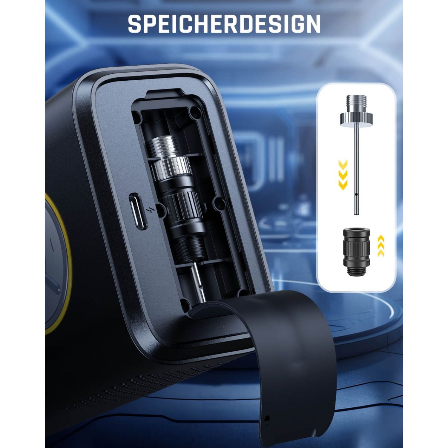 Fanttik X9 Pro Tragbare Elektronische Luftpumpe für Motorrad, 27s schnell aufblasen Elektrische Kompressor mit digitalem Reifendruckmesser, 150psi -Reifenfüller für Elektrofahrrad, Kompakt Auto, Ball