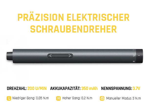 Fanttik E1 NEX Workstation Präzisions-Schraubendreher-Set, 64 magnetische Bits, 12 Arten von Fixierwerkzeugen, 2 Drehmoment, max. 3 N.m, Reparaturwerkzeug für Telefon, Laptop, Kameras, Uhren