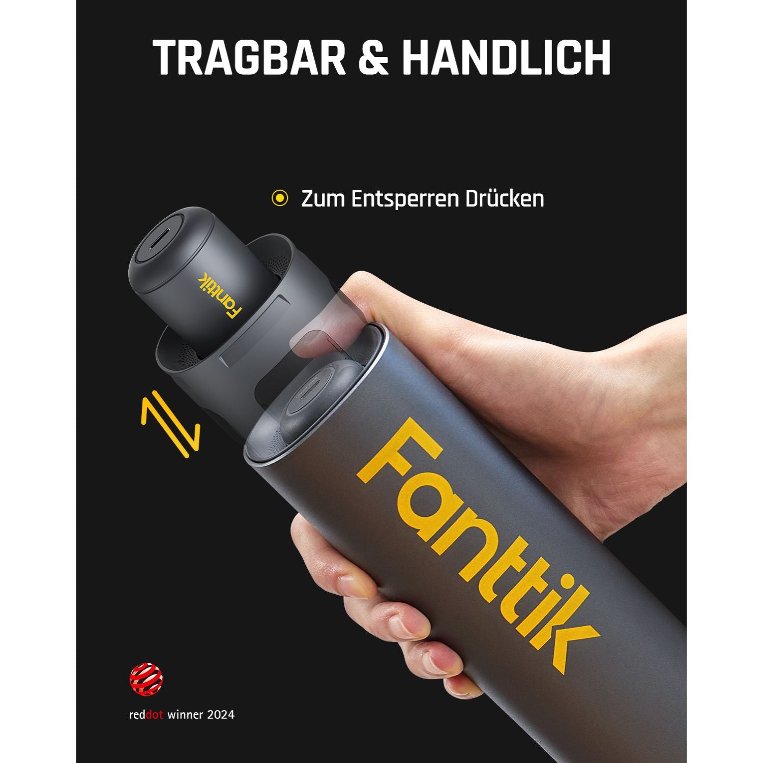 Fanttik S1 Pro 3.7V Magnetische Electric Screwdriver, Leistungsstarkes-Schraubendreher-Set mit 16 Bits, Einstellbare 3 Drehmomente bis zu 6 Nm, 2000-mAh-Akku, Geeignet für die Möbel/Computerreparatur