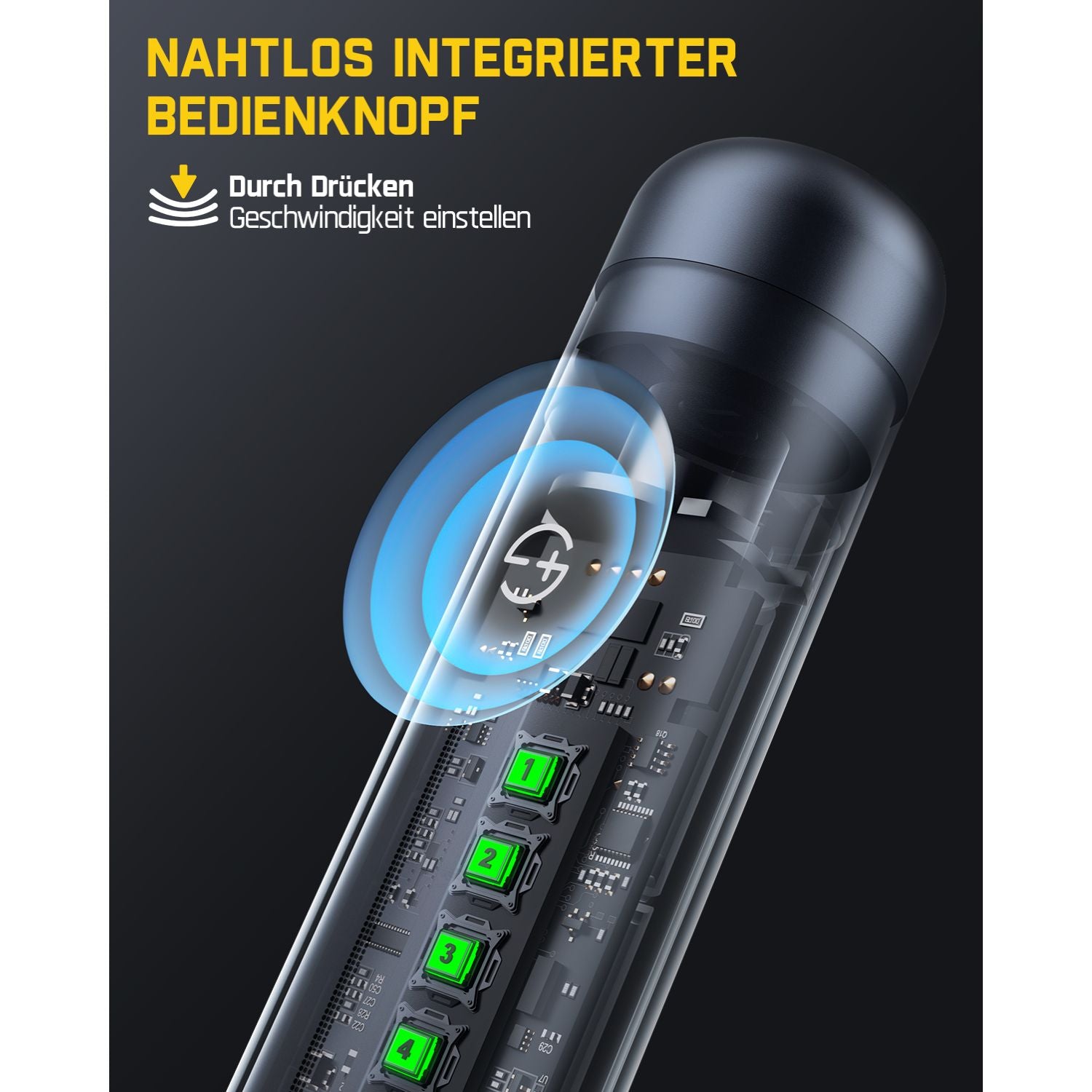 Fanttik F2 Master Mini Akku-Multifunktionswerkzeug Set 3,6V, NeoPulse Motor, 5 Geschwindigkeiten, 25000 U/min, Revostor-Hub, 35 Zubehörteile, Elektrowerkzeug zum Schleifen, Polieren, Bohren, Gravieren