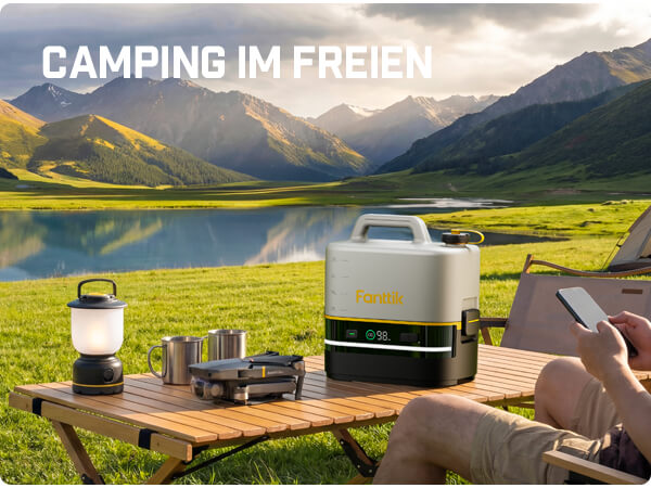 Fanttik NB10 Nano tragbarer Akku-Drucksprüher, 2,1-Gallonen-Tank, 72-98 PSI, HD-LED-Display, 4000mAh, mit Campingleuchte – tragbarer Hochdruckreiniger für Zuhause, Terrasse und Camping
