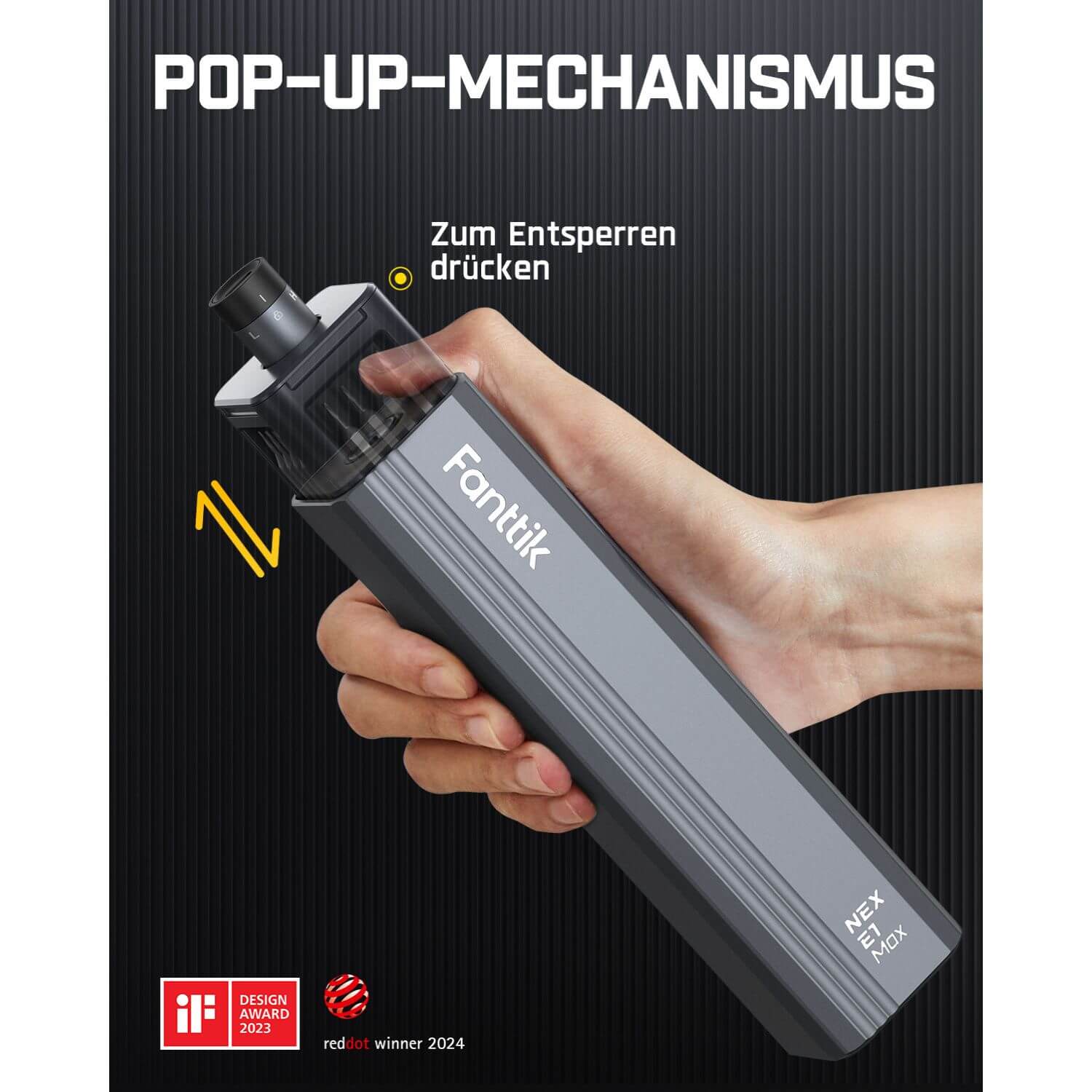 Fanttik E1 Max Mini Elektro Schraubendreher Set, 50 in 1 Magnetische Präzisions-Schraubendreher Kit, 2 Gänge Drehmoment, 5/32 Zoll Sechskant, Geeignet für Reparatur für iPhone,Laptop, Brillen, Uhren