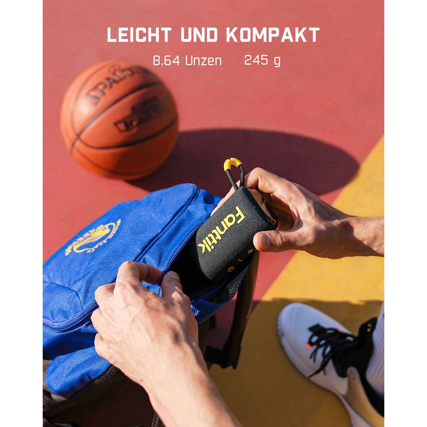 Fanttik X8 Nano Elektrische Ballpumpe, Ultraschnelles Aufpumpen für Sportball, Tragbare Luftpumpe mit Präziser Digitaldruck und LCD-Display für Basketball, Fußball, Volleyball, Rugby