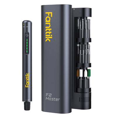 Fanttik F2 Master Mini Akku-Multifunktionswerkzeug Set 3,6V, NeoPulse Motor, 5 Geschwindigkeiten, 25000 U/min, Revostor-Hub, 35 Zubehörteile, Elektrowerkzeug zum Schleifen, Polieren, Bohren, Gravieren
