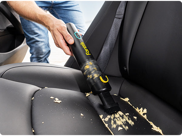 Fanttik Slim V8 Mate Akku-Autostaubsauger mit Hoher Leistung, 12000 Pa/30 AW, RobustClean™ Tragbarer Staubsauger mit flexiblem Schlauch und Haustierbürste für die Innenreinigung von Autos