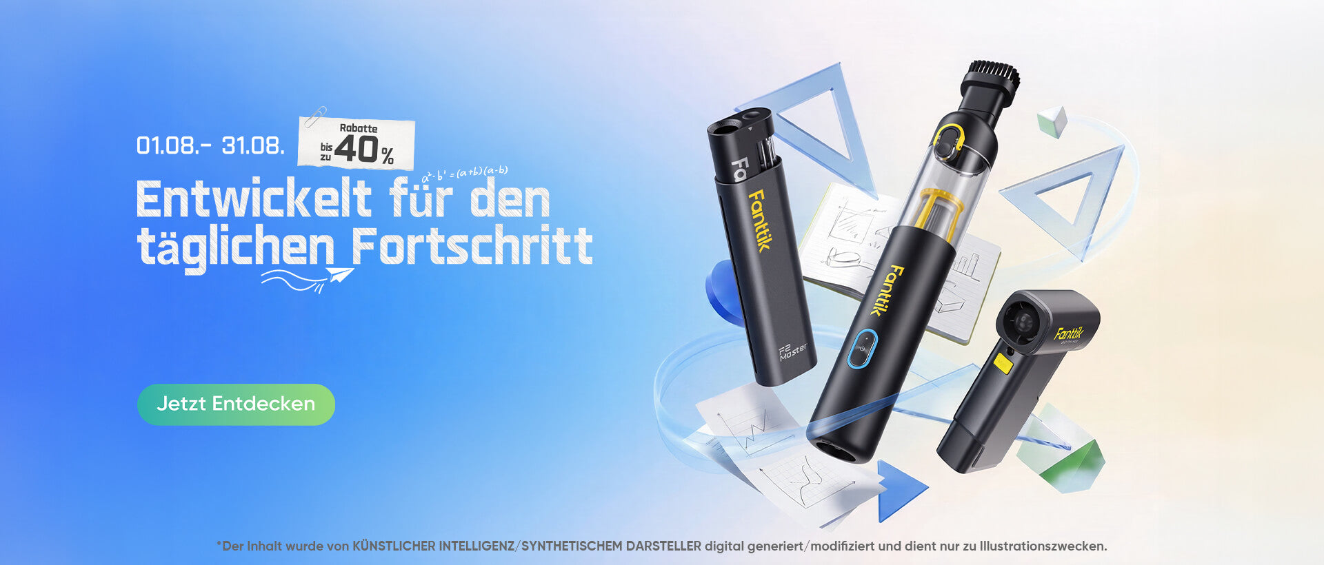 Der Schulanfangsverkauf hat begonnen – mit Rabatten von bis zu 40 %!