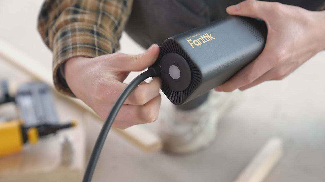 Video laden: Fanttik X8 APEX Luftpumpe und Anschluss für Nagelpistole, 1/4 Zoll Innengewinde, Druckluftkupplung mit VG8-Gewinde, 20,7 BAR/300 PSI maximaler Druck, 450°C Hitzebeständiger Schnellkupplung-Druckluft