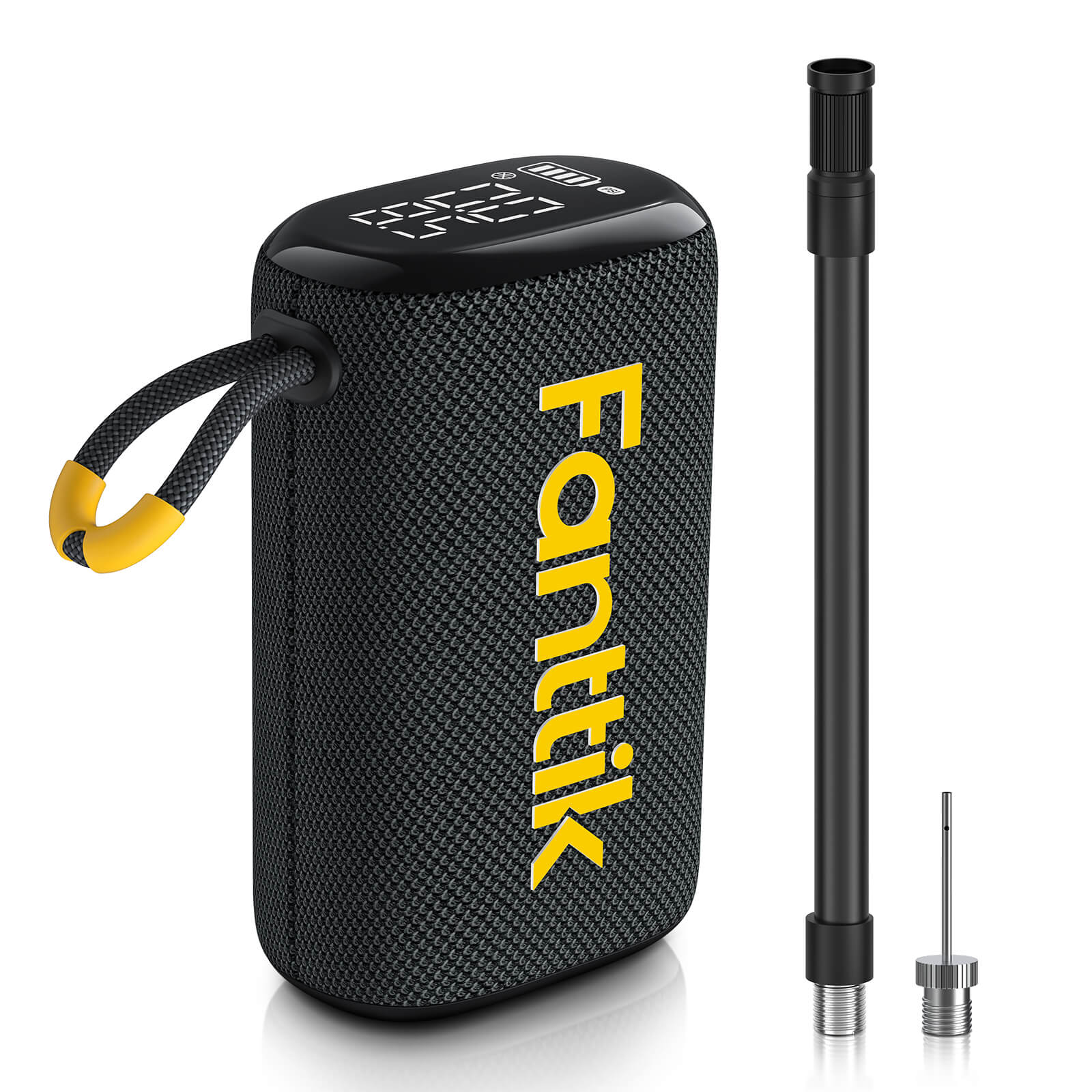 Fanttik X8 Nano Elektrische Ballpumpe, Ultraschnelles Aufpumpen für Sportball, Tragbare Luftpumpe mit Präziser Digitaldruck und LCD-Display für Basketball, Fußball, Volleyball, Rugby
