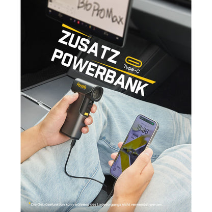 Fanttik B10 Pro Max Elektrischer Druckluftreiniger, 130.000 U/min bürstenloser Motor, Druckluftreiniger, 6 Leistungsstufen, Booster-Funktion per Knopfdruck, 28,8 Wh Akku, elektrischer Druckluftreinige