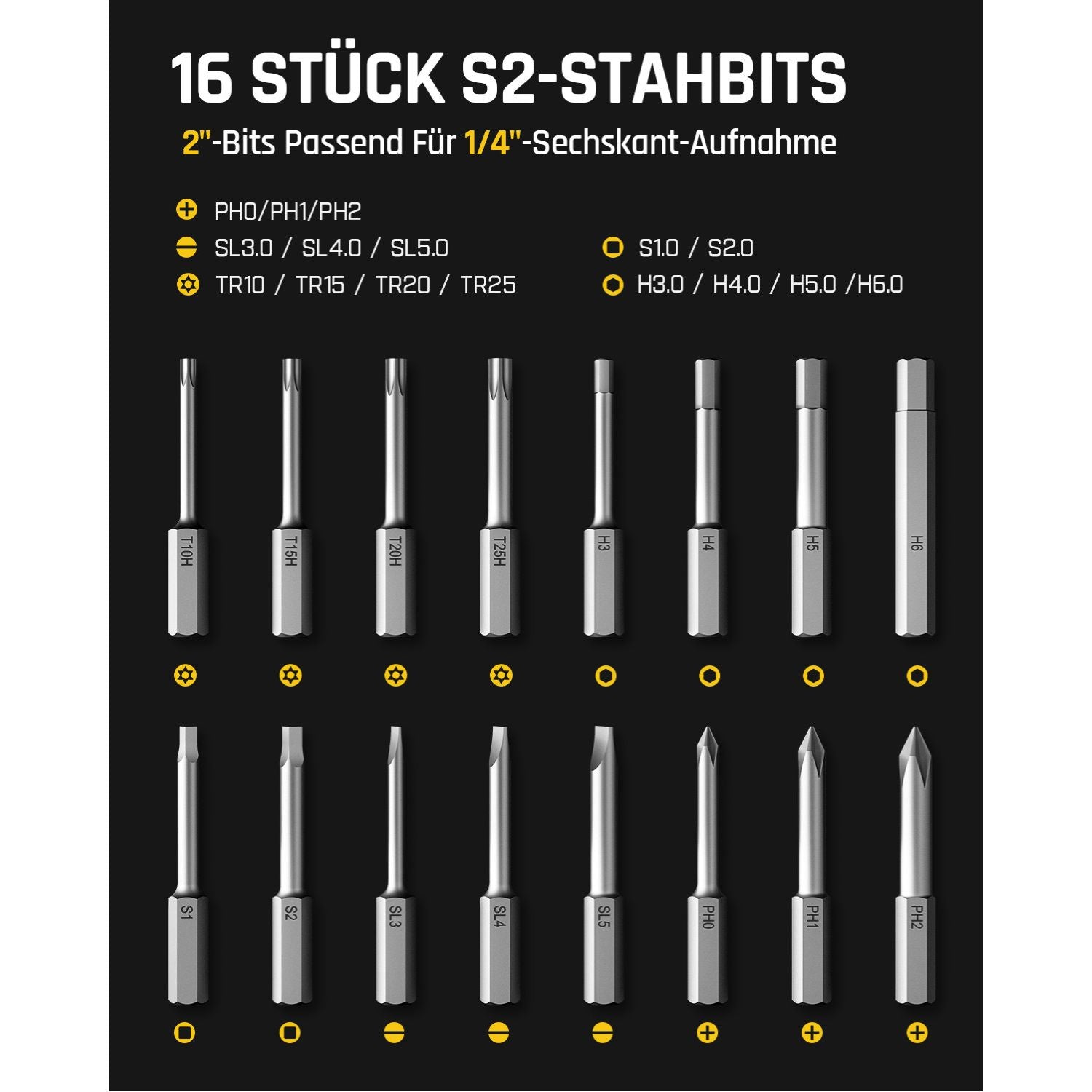 Fanttik S1 Pro 3.7V Magnetische Electric Screwdriver, Leistungsstarkes-Schraubendreher-Set mit 16 Bits, Einstellbare 3 Drehmomente bis zu 6 Nm, 2000-mAh-Akku, Geeignet für die Möbel/Computerreparatur