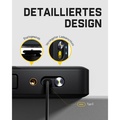 Fanttik A10 Pro 2-in-1 Digitales Laser Entfernungsmesser mit HD IPS-Farbdisplay, Wiederaufladbar 50m Laserentfernungsmesser & 3m Maßband, 6 Einheiten wählbar, Für Entfernung/Fläche/Volumen