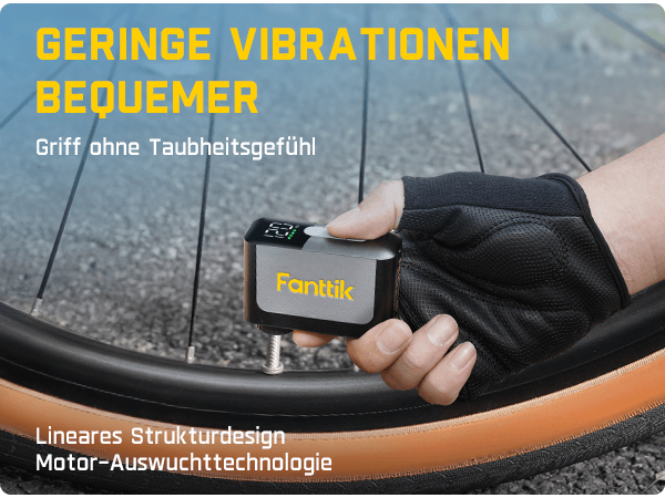 Fanttik X10 Ace Mini Fahrradpumpe überzeugt durch sein leichtes Gewicht von nur 0,12 kg und ein kompaktes Gehäuse, das perfekt in Trikottaschen, Satteltaschen oder Flaschenhalter passt. Dank des innovativen Designs mit integriertem Lüfter wird die Wärmeableitung optimiert und Überhitzung effektiv verhindert – ideal für unterwegs!