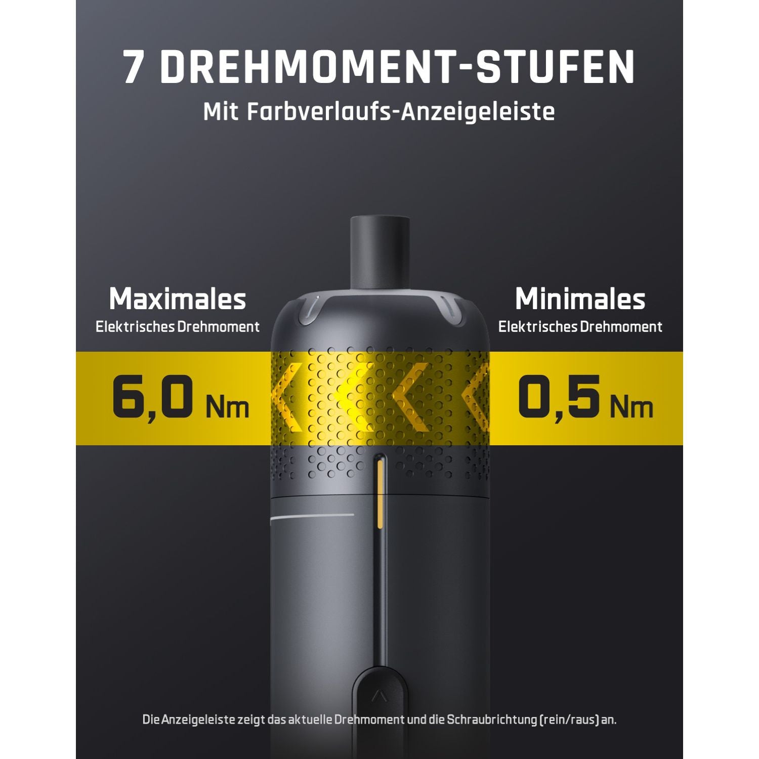 Fanttik S2 Pro 3,7V Elektroschrauber, Akku-Schrauberset, 7 Drehmoment (0,5 bis 6 Nm), 20 magnetische Bits, 1/4-Zoll-Sechskant-Aufnahme mit 90°-Adapter, geeignet für Möbel und Haushaltsreparaturen