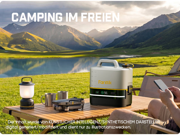 Fanttik NB10 Nano tragbarer Akku-Drucksprüher, 2,1-Gallonen-Tank, 72-98 PSI, HD-LED-Display, 4000mAh, mit Campingleuchte – tragbarer Hochdruckreiniger für Zuhause, Terrasse und Camping