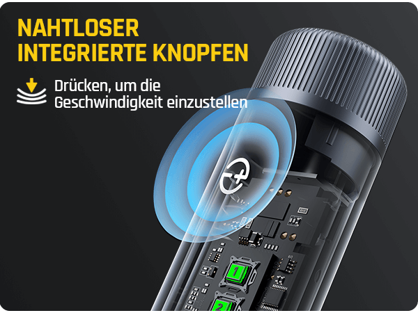 Fanttik F2 PRO Akku Multifunktionswerkzeug, starker Magnetmotor, Revostor-Hub, Rotationswerkzeug Set mit 5 Gang (25000 U/min), zum Schleifen, Polieren, 3D-Druck, Bohren, Schnitzen, Schneiden