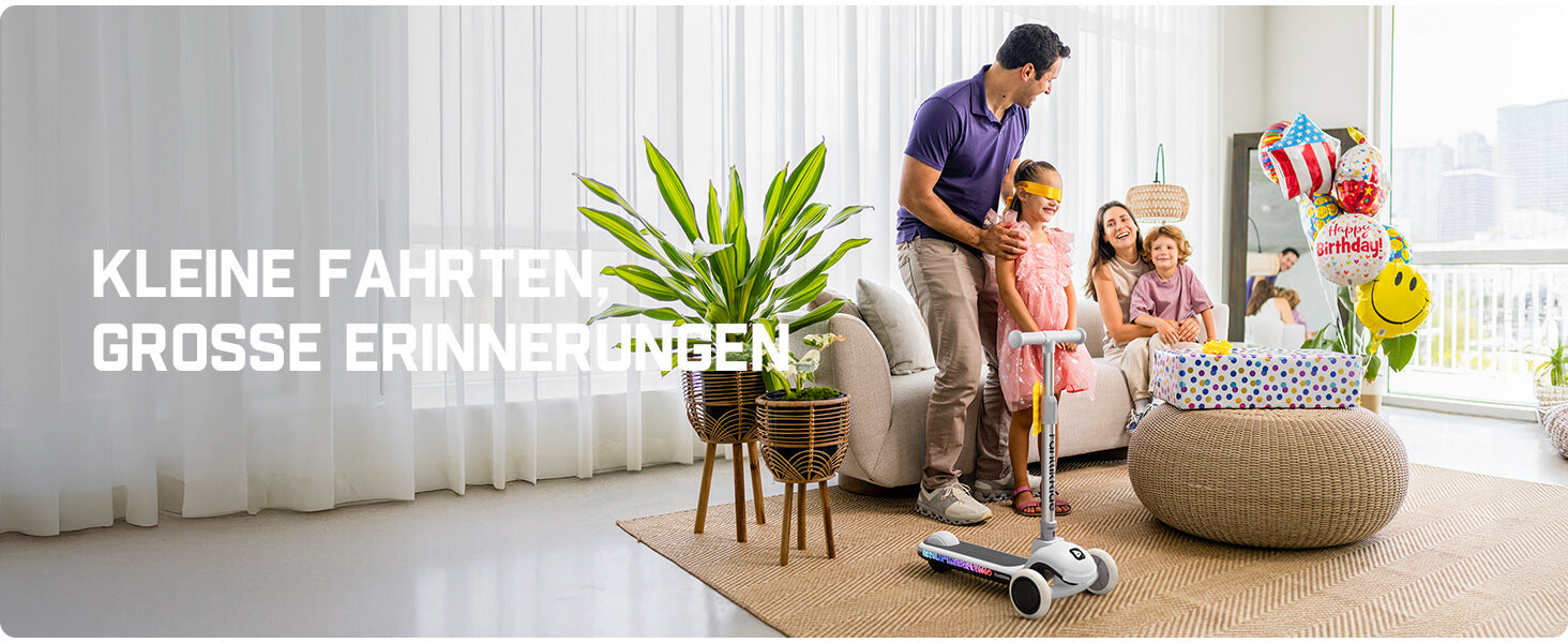 FanttikRide K9 Pro Elektroroller für Kinder 3-6 Jahren, Höhenverstellbar für Fahrer von 1,0-1,4 m, 40 kg, bis 40 Min Fahrzeit, 6 km Reichweite, KI & 2 Maximalgeschwindigkeiten 6/10 km/h