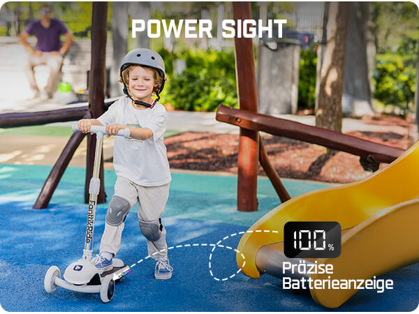 FanttikRide K9 Pro Elektroroller für Kinder 3-6 Jahren, Höhenverstellbar für Fahrer von 1,0-1,4 m, 40 kg, bis 40 Min Fahrzeit, 6 km Reichweite, KI & 2 Maximalgeschwindigkeiten 6/10 km/h