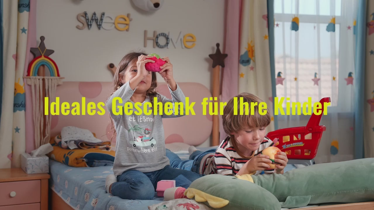 Video laden: FanttikRide 12V N7 Pro Kinder Elektroauto, Elektrisches Rutschauto mit Pedal, 2 in 1 Kinder Auto, aufladbar Batterie 2 Geschwindigkeit Kippschutz Leuchtende Räder Bluetooth für Kind ab 3 Jahren, Rosa