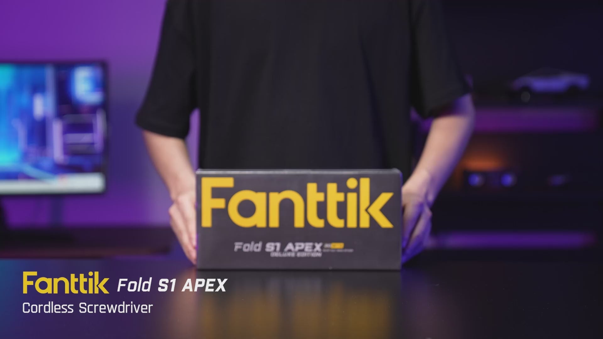 Video laden: Fanttik Fold S1 APEX 3,7 V Akkuschrauber, elektrischer Schraubendreher, Bildschirminteraktion, Schwenkgriff, Optionen für hohe/niedrige Drehzahl, max 7 Nm, 1/4 Zoll Sechskant, Ideas DIY Tool