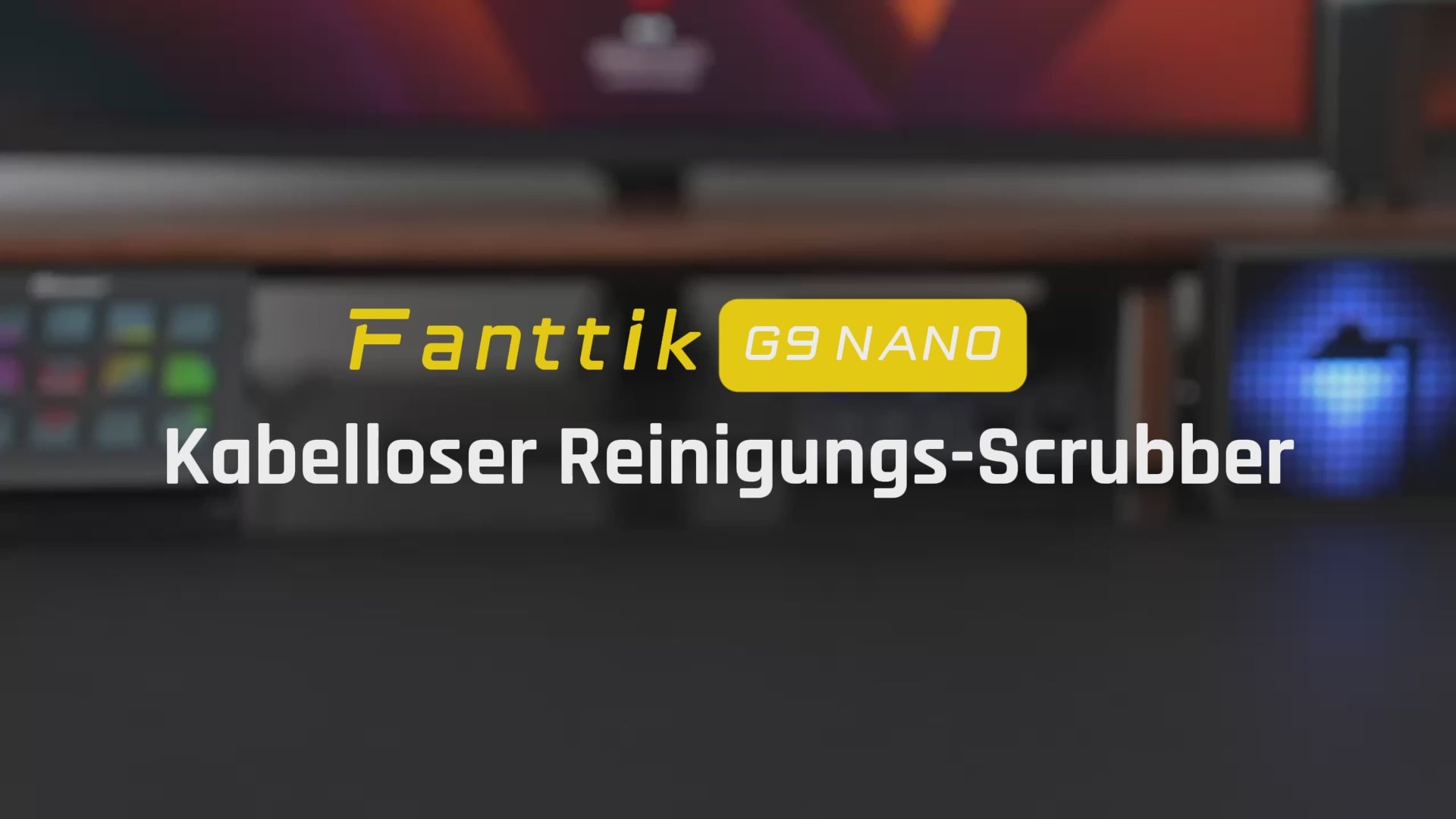Video laden: Fanttik G9 Nano Elektrischer Spin Scrubber, kabellose Fugenbürste, Typ-C-Ladung, LED-Anzeige, IPX7, 8 Aufsätze für Fugen, Ecken – Schwarz