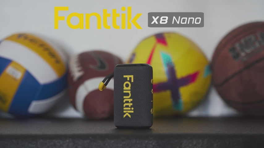 Load video: Fanttik X8 Nano Elektrische Ballpumpe, Ultraschnelles Aufpumpen für Sportball, Tragbare Luftpumpe mit Präziser Digitaldruck und LCD-Display für Basketball, Fußball, Volleyball, Rugby