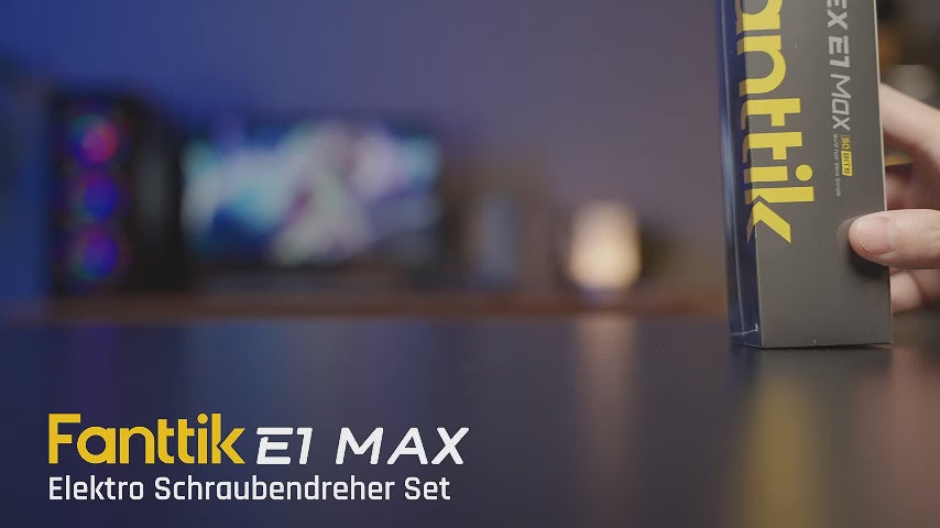 Video laden: Fanttiik E1 Max Schraubendreher 50 in 1 Magnetische Präzisions-Schraubendreher Kit, 2 Gänge Drehmoment, 5/32 Zoll Sechskant, Geeignet für Reparatur für iPhone,Laptop, Brillen, Uhren